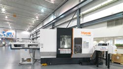 Mazak will demonstrate is highthroughput multitasking Hyper Quadrex 250 MSY turning center with a bar feeder and with MTConnect MTConnect is an open communications protocol that provides manufacturing ldquointerconnectabilityrdquo Mazak will demonstrate is highthroughput multitasking Hyper Quadrex 250 MSY turning center with a bar feeder and with MTConnect MTConnect is an open communications protocol that provides manufacturing ldquointerconnectabilityrdquo