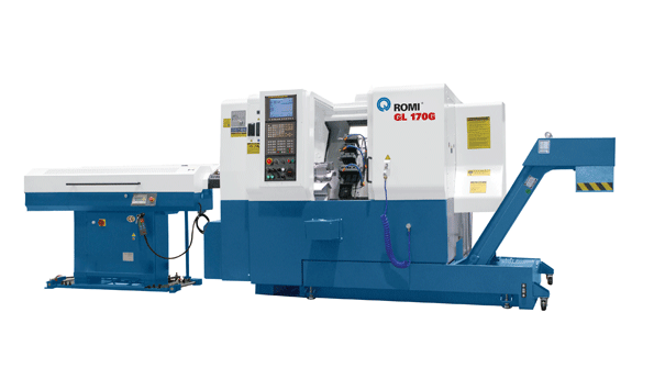 The Romi GL 170G slantbed CNC turning center