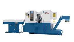 The Romi GL 170G slantbed CNC turning center The Romi GL 170G slantbed CNC turning center