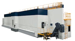 Makinorsquos new ASeries machines share a common FEA column design to reduce weight while maintaining rigidity Movement of the column along the Xaxis is powered by eight linear motors with 08G acceleration An extrawide column base and dualsupported ball screws in the Yaxis ensure stability of the column and spindle during rapid axis movement Makinorsquos new ASeries machines share a common FEA column design to reduce weight while maintaining rigidity Movement of the column along the Xaxis is powered by eight linear motors with 08G acceleration An extrawide column base and dualsupported ball screws in the Yaxis ensure stability of the column and spindle during rapid axis movement