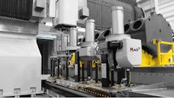 The MAG U6 bridge mill is engineered for heavyduty machining of large precision parts such as this 13000lb 16cylinder diesel engine block The machinersquos solid construction makes it well suited for heavy cuts in steel titanium Inconel or cast iron The MAG U6 bridge mill is engineered for heavyduty machining of large precision parts such as this 13000lb 16cylinder diesel engine block The machinersquos solid construction makes it well suited for heavy cuts in steel titanium Inconel or cast iron