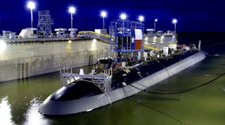 The USS Texas, one of nine Virginia-class nuclear-powered attack submarines now in service for the U.S. Navy.