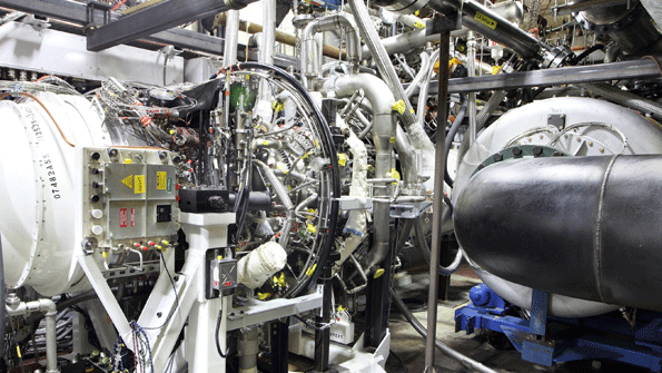 Engine core testing at GE Aviation The company will continue to develop combat engine technologies including capabilities achieved by the ADVENT program The new propulsion system will include variable cycle technology for combat jets that will have greater range and improved thermal management capabilities