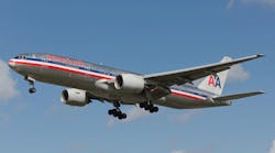 American Airlines will configure the 777-300ER with three passenger classes, giving it seating capacity for up to 386 passengers. The jet also is equipped with Wi-Fi and &ldquo;lie flat&rdquo; seats in first class and business class.