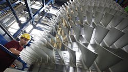 Siemens is expanding production of industrial gas turbines aiming to take advantage of power plantsrsquo updating their generating systems as natural gas availability increases Siemens is expanding production of industrial gas turbines aiming to take advantage of power plantsrsquo updating their generating systems as natural gas availability increases