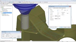 Vero Software&rsquo;s new roughing strategy &mdash; HM Roughing &ndash;includes an offset algorithm for step-over values greater than 50% of the tool diameter.