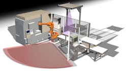 The accuracy of the vision system makes it well suited to work cells that handle small volumes of various parts and its speed and agility allow it to be effective too for highvolume machining stations The accuracy of the vision system makes it well suited to work cells that handle small volumes of various parts and its speed and agility allow it to be effective too for highvolume machining stations