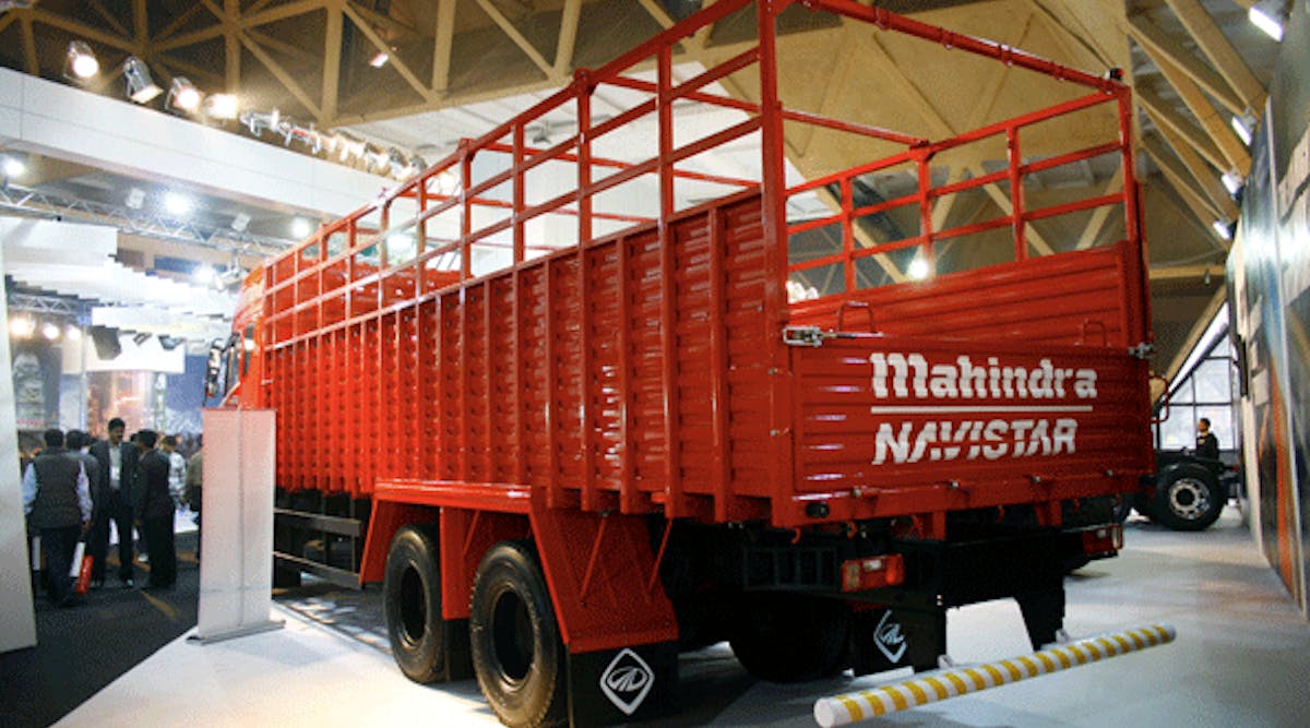 At the 2010 Indian Auto Expo, the Mahindra-Navistar joint venture displayed a range of trucks and other commercial vehicles.