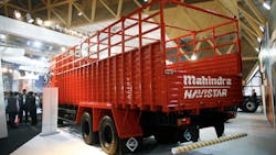 At the 2010 Indian Auto Expo the MahindraNavistar joint venture displayed a range of trucks and other commercial vehicles At the 2010 Indian Auto Expo the MahindraNavistar joint venture displayed a range of trucks and other commercial vehicles