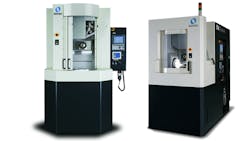 The N2 platform machines have a 26sqft footprint but the fouraxis N2 left has a 400mm high 400mmdiameter cylindrical work envelope while the N25XA right holds 300mm cylindrical workpieces up to 270mm high The N2 platform machines have a 26sqft footprint but the fouraxis N2 left has a 400mm high 400mmdiameter cylindrical work envelope while the N25XA right holds 300mm cylindrical workpieces up to 270mm high