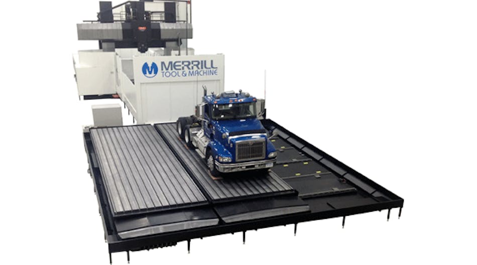Merrill Tool &amp; Machine completed a 20% expansion of its workspace to install a new Mazak Versatech V-140N, a machine so big that delivered required 19 truckloads.