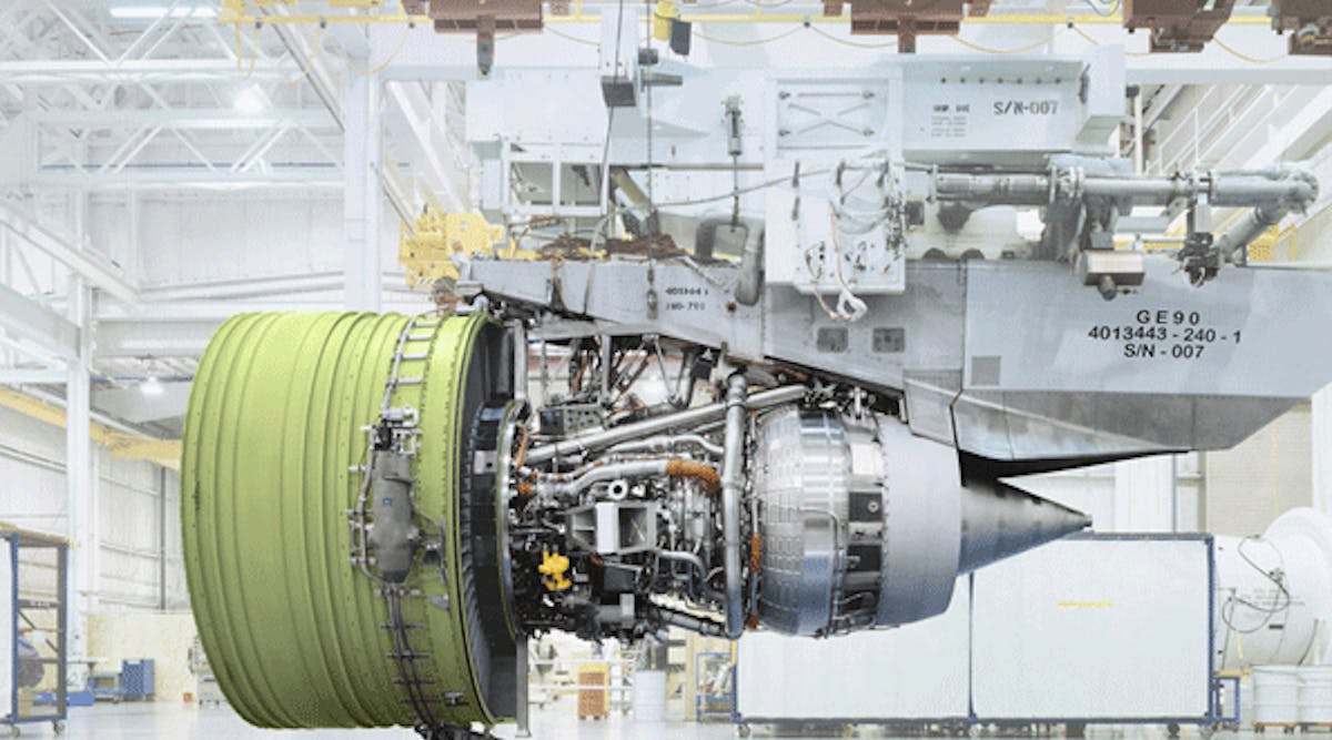 GE Aviation&rsquo;s GE90 high-bypass turbofan aircraft engines are built exclusively for the Boeing 777, and the engine builder has been selected to work with Boeing Commercial Airplanes to develop an improved engine for the revised version of the jet, scheduled to appear later this decade.