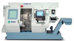 Biglia has equipped its turning centers of the Quattro series with the Sinumerik 840D sl CNC control The individual machines have 11 to 15 NC axes Biglia has equipped its turning centers of the Quattro series with the Sinumerik 840D sl CNC control The individual machines have 11 to 15 NC axes