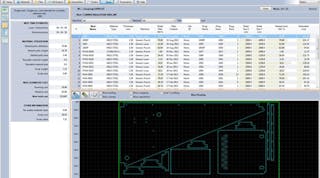 The JOC Premium II makes it possible to build component worksheets to manage multiple orders, in support of multiple orders, so programmers can send CAD files for tooling to one system, and send orders for nesting to another.