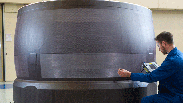 A carbon composite inner skin for the LEAP1C enginersquos ODuct is formed via a specialty molding process used for the first time in the program to build aerostructures for the CFM International turbofan engine