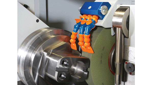 Optionally interpolating the X and C axes makes it possible to use the cylindrical grinding machine for nonround shapes for example polygons free contours and eccentric forms The rotary encoder with a resolution of 000001deg is installed directly on the workhead spindle