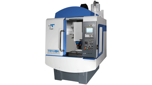 The T51USA adopts the 0iMD controller with spindle speeds up to 20000 rpm These are combined with a spindle cooling system that uses recycled coolant to avoid thermal distortion during longterm machining