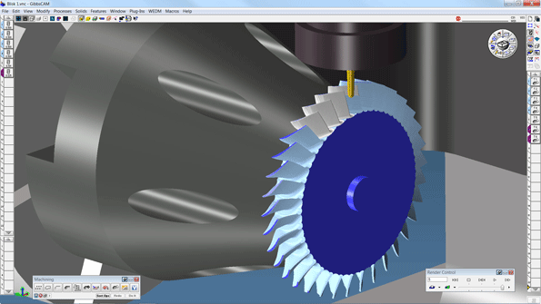 Simplified programming for machining bladed turbomachinery components is one of the improvements that users may expect in the new release of GibbsCAM New options for fiveaxis multiblade part production and simplified functions for roughing blade and hub finishing and other functions are planned in the 2013 release