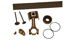 The worldrsquos smallest V8 is a fully functional quarterscale version of a highperformance vehicle engine with suitably scaled con rod crankshaft camshafts and piston pin bores The worldrsquos smallest V8 is a fully functional quarterscale version of a highperformance vehicle engine with suitably scaled con rod crankshaft camshafts and piston pin bores