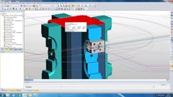 Milltech Precision Engineering can program up to 32 components to be machined on each of four faces of a tombstone ndash from just a single software setup This diagram shows a part for a hydraulic system to be used in subsea drilling equipment Milltech Precision Engineering can program up to 32 components to be machined on each of four faces of a tombstone ndash from just a single software setup This diagram shows a part for a hydraulic system to be used in subsea drilling equipment