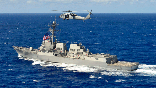 The guidedmissile destroyer USS William P Lawrence DDG 110 built by Ingalls Shipbuilding and commissioned in 2011 Nine more DDG 51s have been ordered along with an optional tenth ship and five of the same series are currently in construction at Ingalls Shipbuilding in Mississippi and Bath Iron Works in Maine