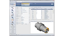 TDM software interfaces with all major CAD/CAM programs, so accurate tool data, 2D graphics, and 3D models are available quickly.