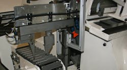 A reengineered machine targeted at centerless grinding applications in the aerospace industry produced with the aid of NUM CNC hardware and software A reengineered machine targeted at centerless grinding applications in the aerospace industry produced with the aid of NUM CNC hardware and software