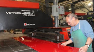 Imscorp operates two Amada Vipros Queen turret punch press as part of its sheet metal fabricating operations. Jetcam&rsquo;s nesting module is credited with improving sheet utilization by 15% or more.