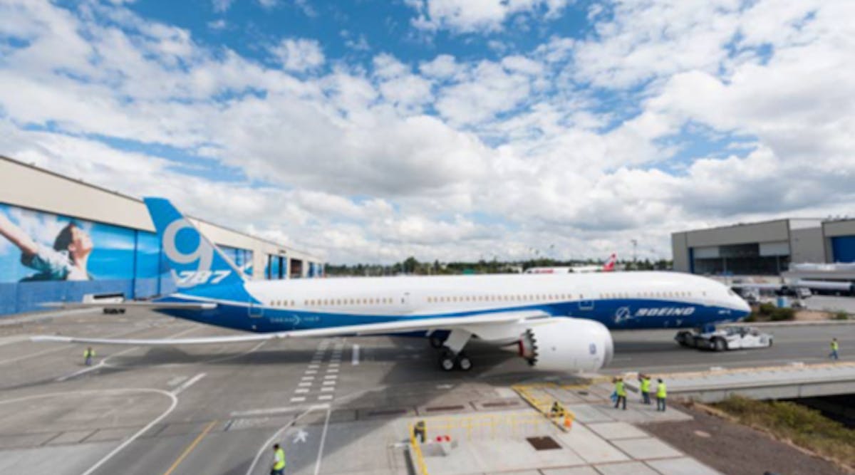 The Boeing 787-9 is 20 feet longer than the first Dreamliner variant, the 787-8. It also will carry 40 more passengers and will have a flight range that&rsquo;s 350 miles more than the previous version. The first delivery of the 787-9, to Air New Zealand, is set for mid-2014.