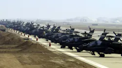 The AH64 Apache is an attack helicopter built by Boeing powered by a GE Aviation turboshaft engine The US Armyrsquos Improved Turbine Engine Program intends to develop a lsquodropinrsquo replacement engine that is more powerful more fuel efficient and less expensive