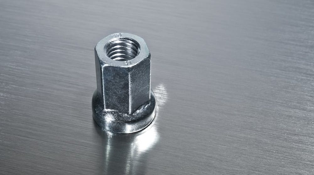 An example of the internally threaded fasteners that MacLean-Fogg produces at Mundelein, Ill.