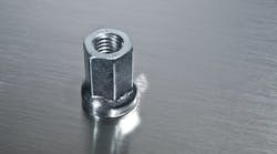 An example of the internally threaded fasteners that MacLean-Fogg produces at Mundelein, Ill.
