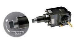 EXSYS Toolrsquos PreciFlex compensating clutch system for Nakamura CNC turning centers corrects misalignment between turret drive motors and toolholders EXSYS Toolrsquos PreciFlex compensating clutch system for Nakamura CNC turning centers corrects misalignment between turret drive motors and toolholders