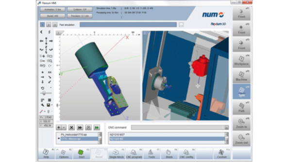 The Flexium 8 CNC kernel is a costeffective control module for small to medium machine tools that require coordinated movement of up to five axes