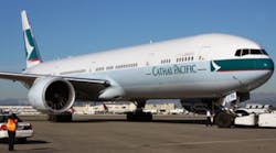 Hong Kong&apos;s Cathay Pacific Airways is in the process of renewing its freighter fleet with more efficient jets, and also aims to strengthen its position in the air cargo business.