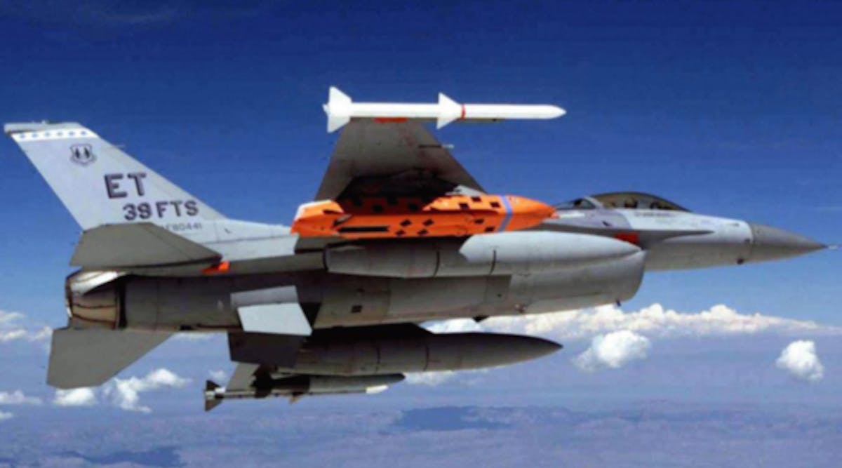 The Joint Air-to-Surface Standoff Missile (JASSM) is a standoff cruise missile armed with a dual-mode penetrator and blast-fragmentation warhead. Each 2,000-lb. missile employs an infrared seeker and GPS receiver to locate targets.