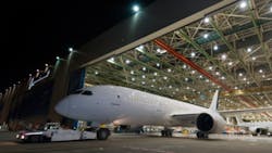 At Everett Wash Boeing Commercial Airplanes rolled out a 7878 the first Boeing Dreamliner completed at the new rate of 10 airplanesmonth The buyer of this jet is International Lease Finance Corp and it will be operated by Aeromexico At Everett Wash Boeing Commercial Airplanes rolled out a 7878 the first Boeing Dreamliner completed at the new rate of 10 airplanesmonth The buyer of this jet is International Lease Finance Corp and it will be operated by Aeromexico