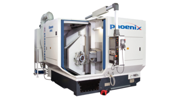 The Phoenix 280G bevel gear grinding machine sets up quickly including all major parts mdash grinding wheel coolant header and work holding mdash without tools