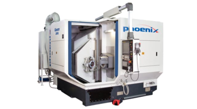 The Phoenix 280G bevel gear grinding machine sets up quickly, including all major parts &mdash; grinding wheel, coolant header and work holding &mdash; without tools.