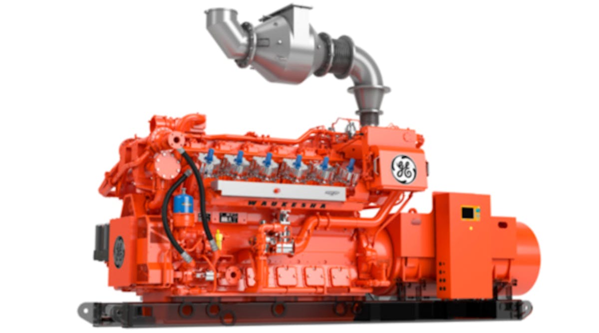 GE&apos;s Waukesha reciprocating gas engines range in power output from 120 to 3,605 KW, and run on a range of fuels, including variable quality field gas. Waukesha Gas Engines represents one of the product lines now organized into the GE Distributed Power business unit, to target projects that require durability and performance for oilfield power generation, gas compression, and similar industrial settings.