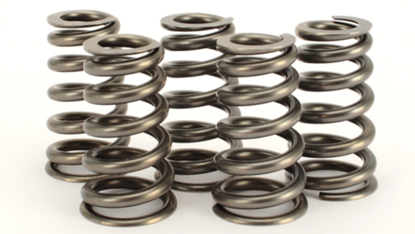 Valve springs attach to camshafts in internal combustion engines in order to keep valves closed when not activated
