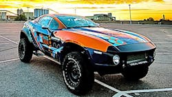 At IMTS 2012 Local Motors designed and built this rally vehicle using 3D printing methods At IMTS 2012 Local Motors designed and built this rally vehicle using 3D printing methods