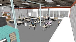 A conceptual view of lsquoFirstBuildrsquo the microfactory that GE will open this summer as a platform for a community of innovators to prototype iterate and refine existing GE products ndash and to express new designs into reality A conceptual view of lsquoFirstBuildrsquo the microfactory that GE will open this summer as a platform for a community of innovators to prototype iterate and refine existing GE products ndash and to express new designs into reality