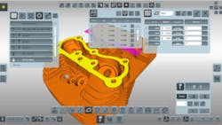 The Measure Button launches the Measurement Toolbar with the Measurement Wizard enabled to determine automatically the feature under inspection eliminating any user interaction and offering true TouchLess CMM Inspection The Measure Button launches the Measurement Toolbar with the Measurement Wizard enabled to determine automatically the feature under inspection eliminating any user interaction and offering true TouchLess CMM Inspection