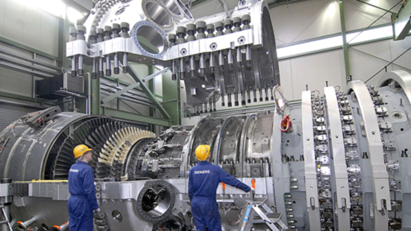 Siemens mdash which designed and built this 375MW gas turbine said to be ldquothe worlds biggest and most powerfulrdquo mdash will add the RollsRoyce Energy assets including aeroderivative gas turbine and compressor businesses
