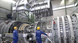 Siemens &mdash; which designed and built this 375-MW gas turbine, said to be &ldquo;the world`s biggest and most powerful&rdquo; &mdash; will add the Rolls-Royce Energy assets, including aero-derivative gas turbine and compressor businesses.