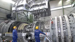 Siemens mdash which designed and built this 375MW gas turbine said to be ldquothe worlds biggest and most powerfulrdquo mdash will add the RollsRoyce Energy assets including aeroderivative gas turbine and compressor businesses Siemens mdash which designed and built this 375MW gas turbine said to be ldquothe worlds biggest and most powerfulrdquo mdash will add the RollsRoyce Energy assets including aeroderivative gas turbine and compressor businesses