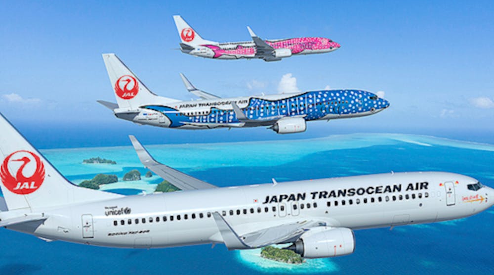 Japan Transocean Air is a Japan Airlines group carrier that links Okinawa and the adjoining islands to major Japanese cities.