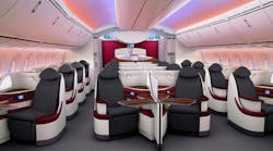 Commercial aircraft manufacturers are posting records for the numbers of new orders, redesigned aircraft interiors are among the many selling points for new aircraft designs like the Airbus A320 and Boeing 737 MAX.