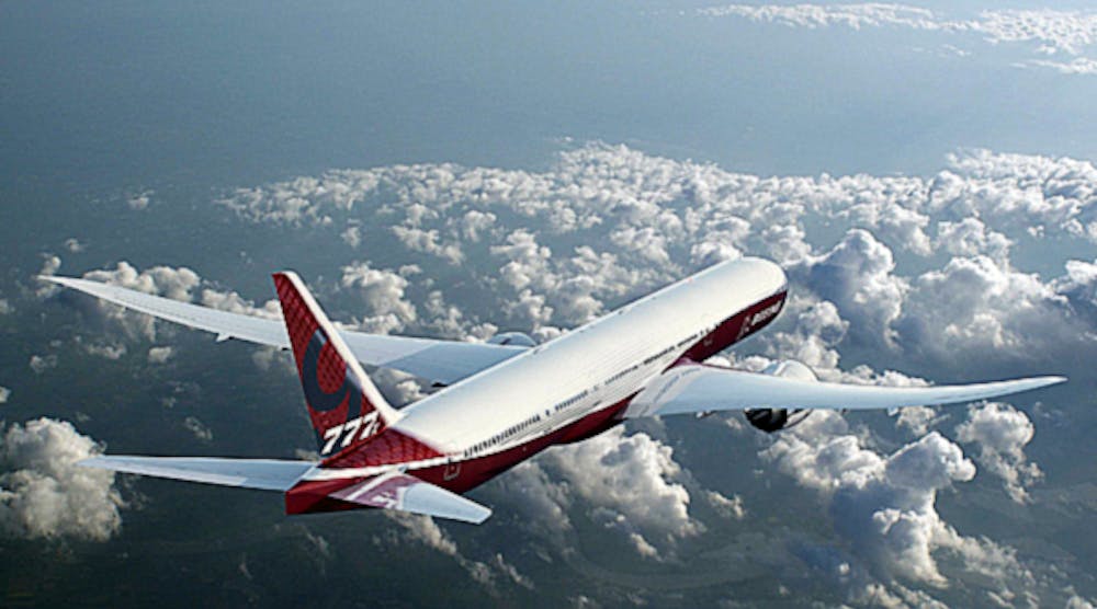 Boeing launched the 777X in November 2013 with a total of 259 orders and commitments estimated to be worth over $95 billion. Deliveries are not expected before 2020.
